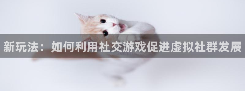 沐鸣2平台官方注册登录：新玩法：如何利用社交游戏促进虚拟社群发展
